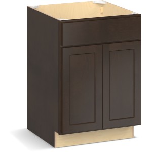 RELIABILT Parkstone II Sink Base, Espresso Stained, 24" W, 2 Doors, Fully Assembled - 641029 | Lowe's Pro Supply